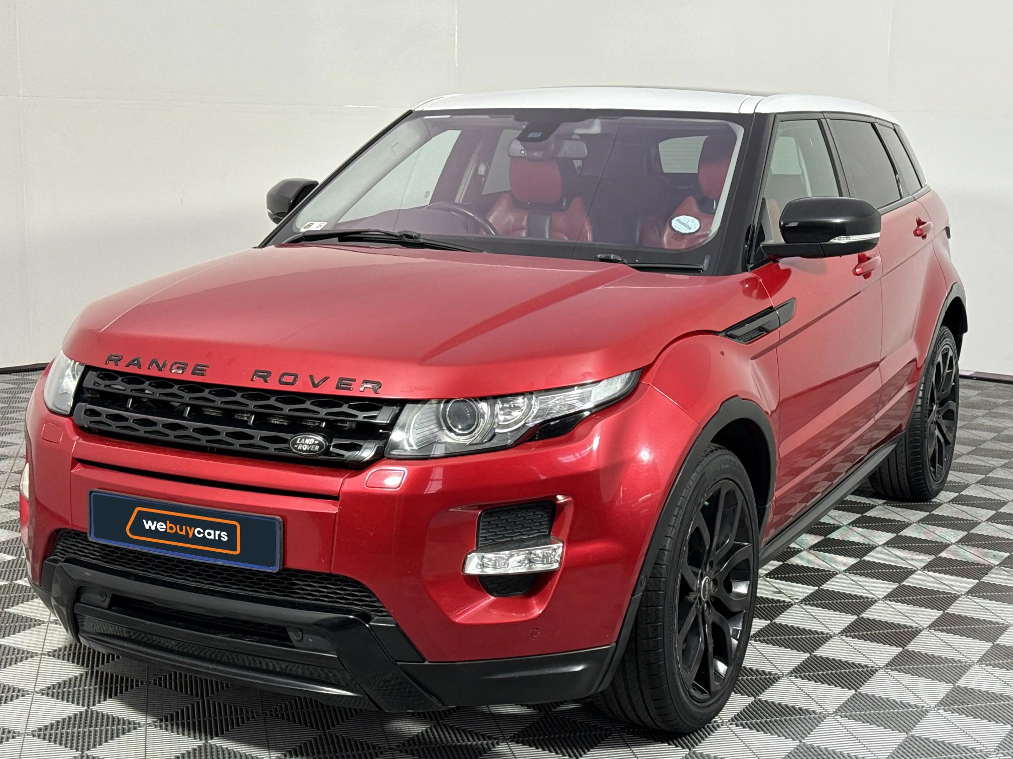Used 2012 Land Rover Range Rover Evoque SD4 Dynamic SW1 Colour