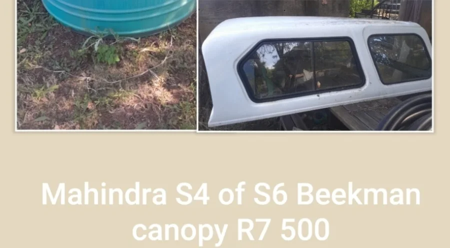 Mahindra Canopy for sale - Private Seller Mahindra Canopy for sale - Private Seller