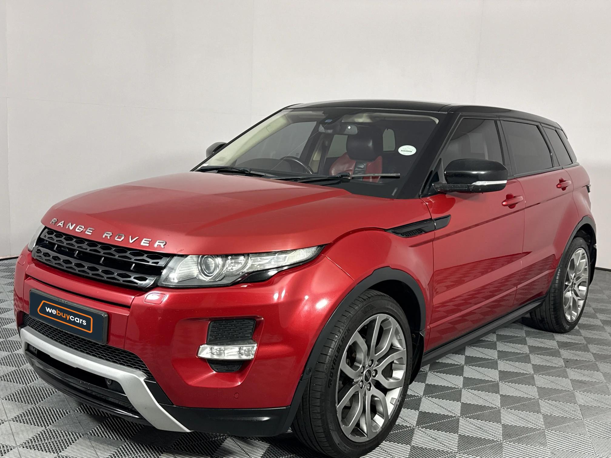 Used 2012 Land Rover Range Rover Evoque SD4 Dynamic SW1 Colour
