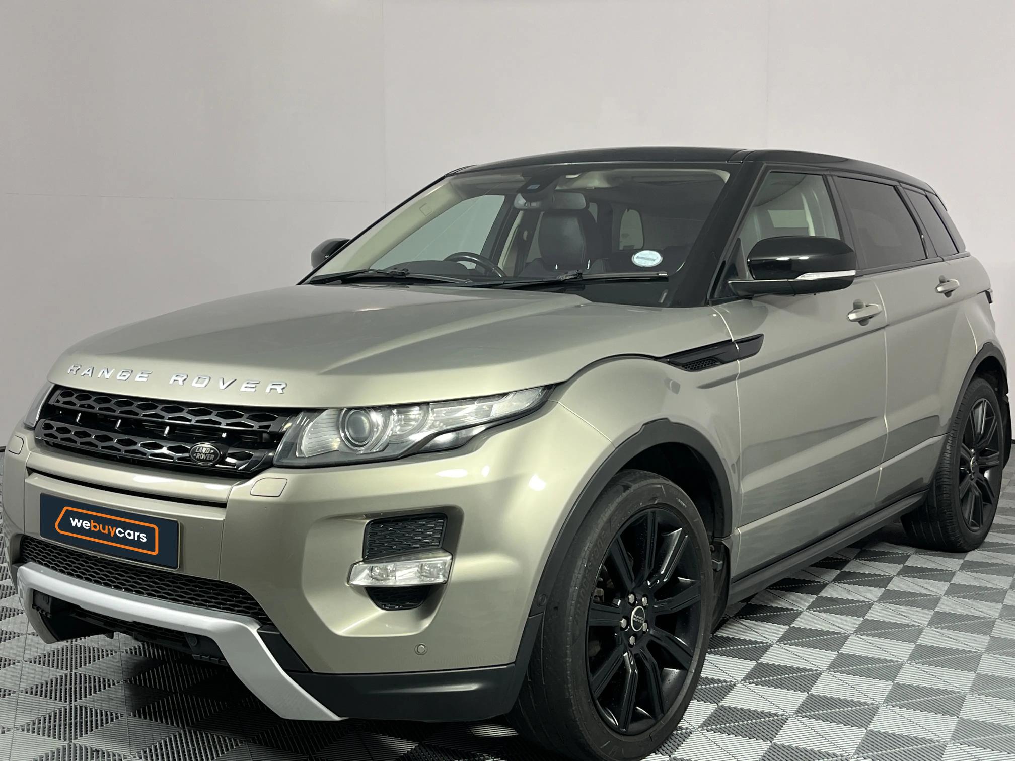Used 2012 Land Rover Range Rover Evoque SD4 Dynamic SW1 Colour