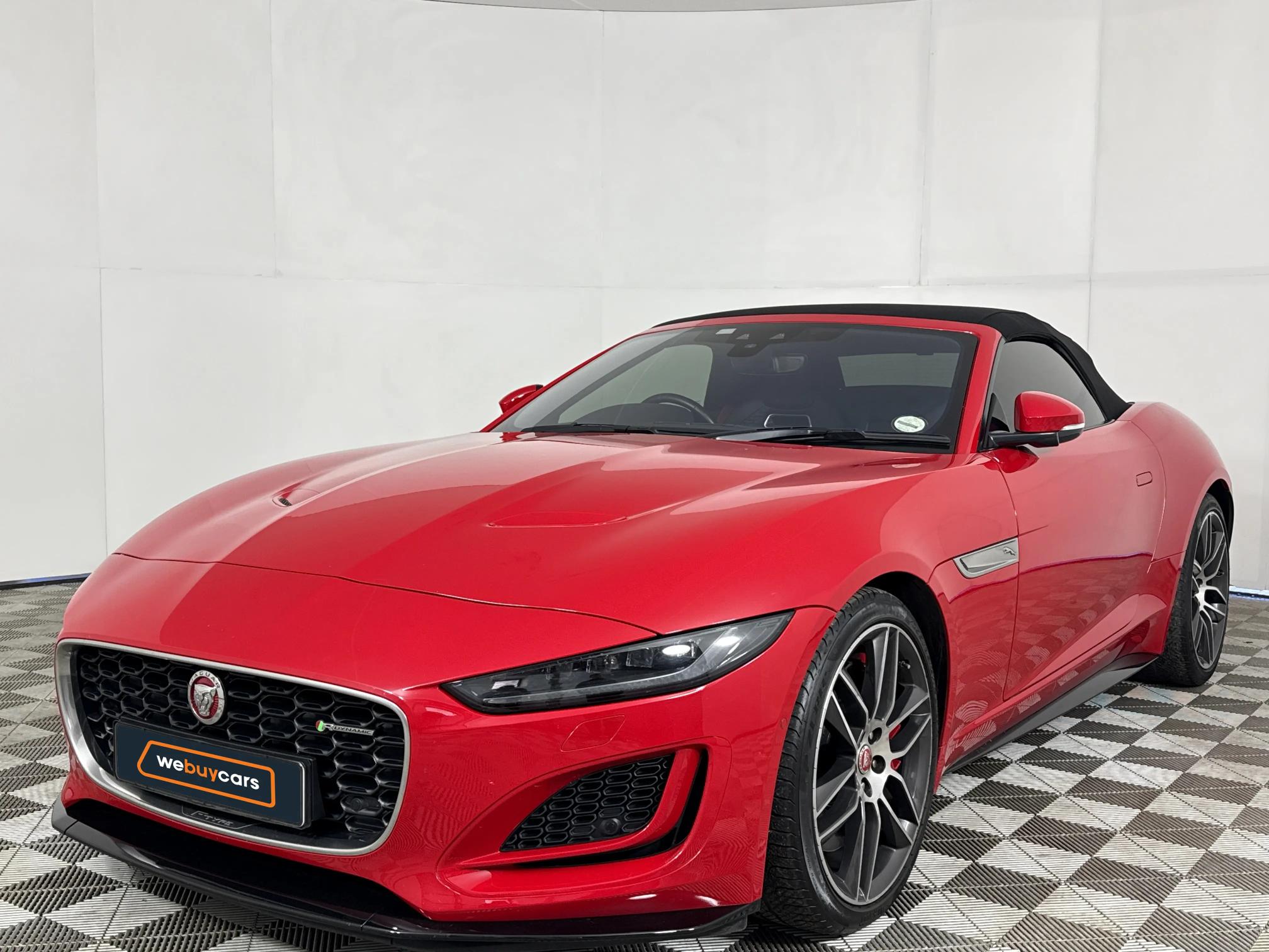 Used 2021 Jaguar F-Type convertible P340 Chequered Flag