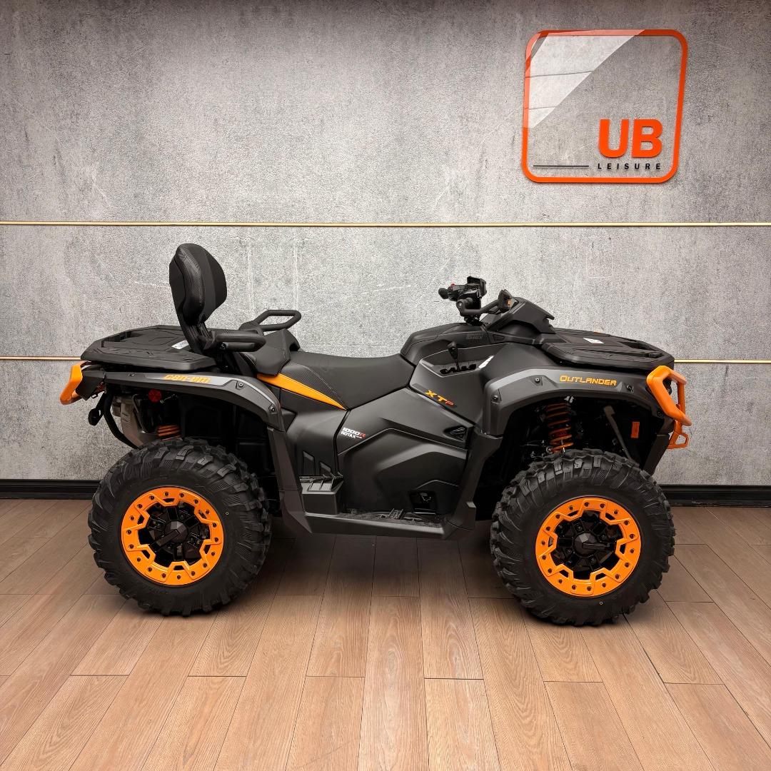 New 2026 Can-Am OUTLANDER MAX XT-P 1000R V-TWIN EFI - MINERAL GREY & ORANGE