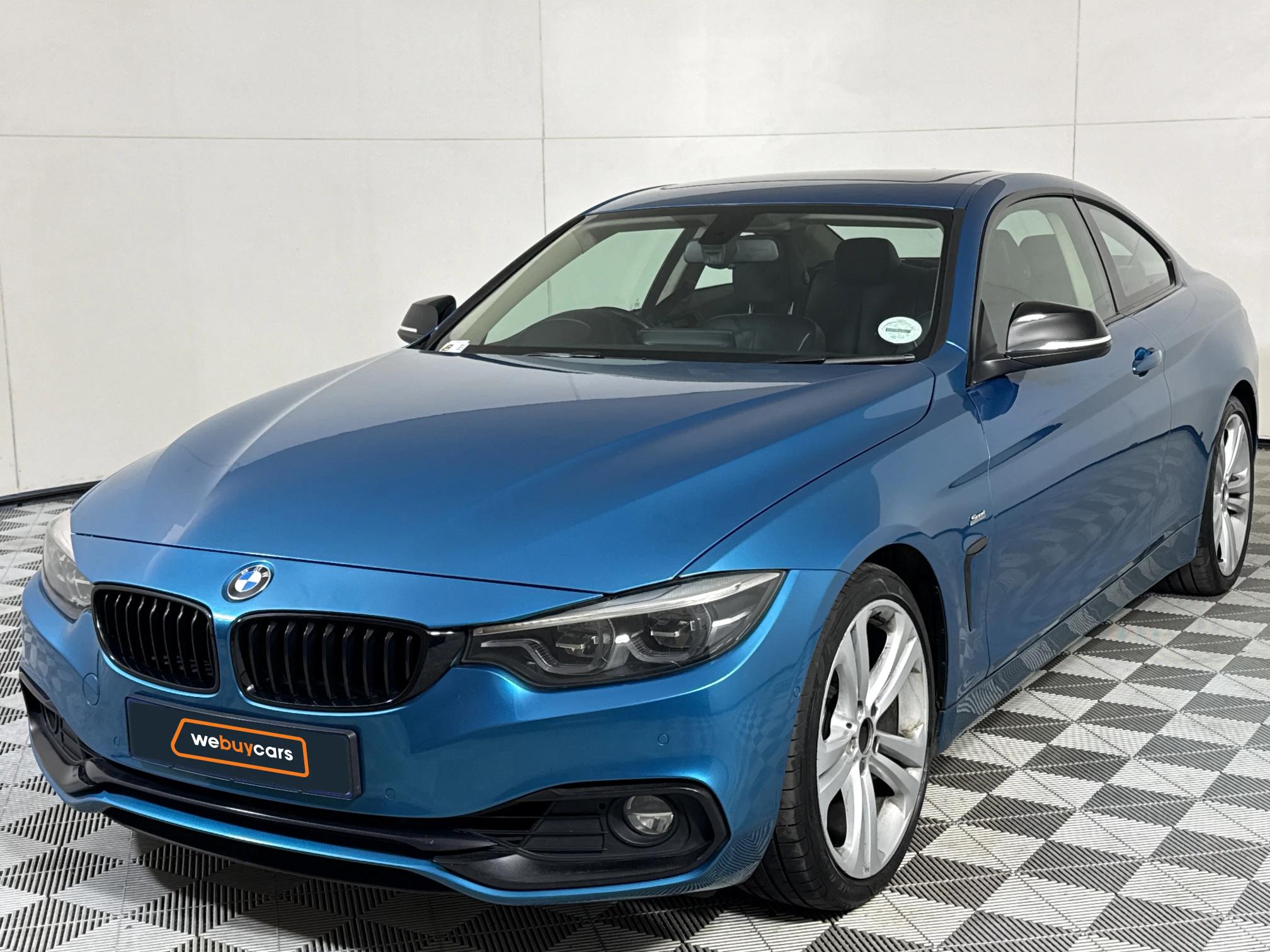 Used 2018 BMW 4 Series 430i coupe Sport Line sports-auto