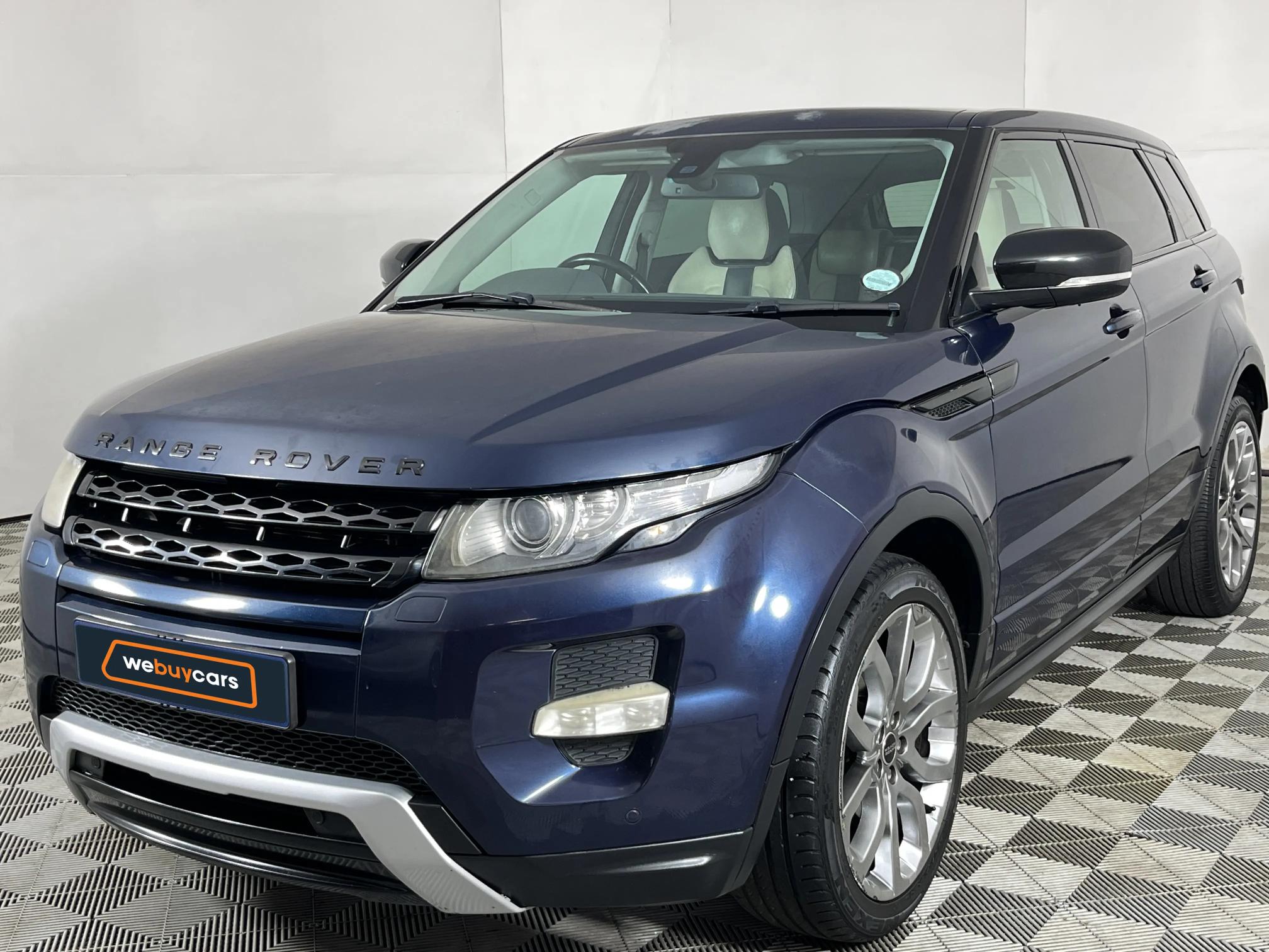 Used 2012 Land Rover Range Rover Evoque SD4 Dynamic SW1 Colour