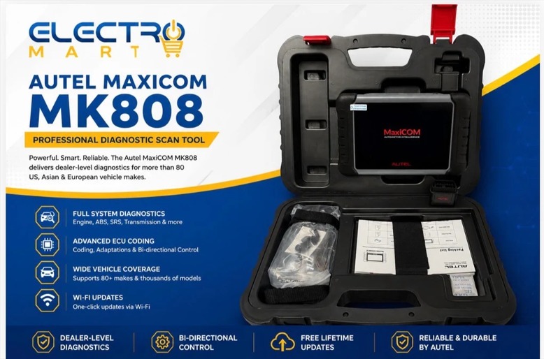 Autel MK808K-BT MaxiCom Auto Diagnostic Tool