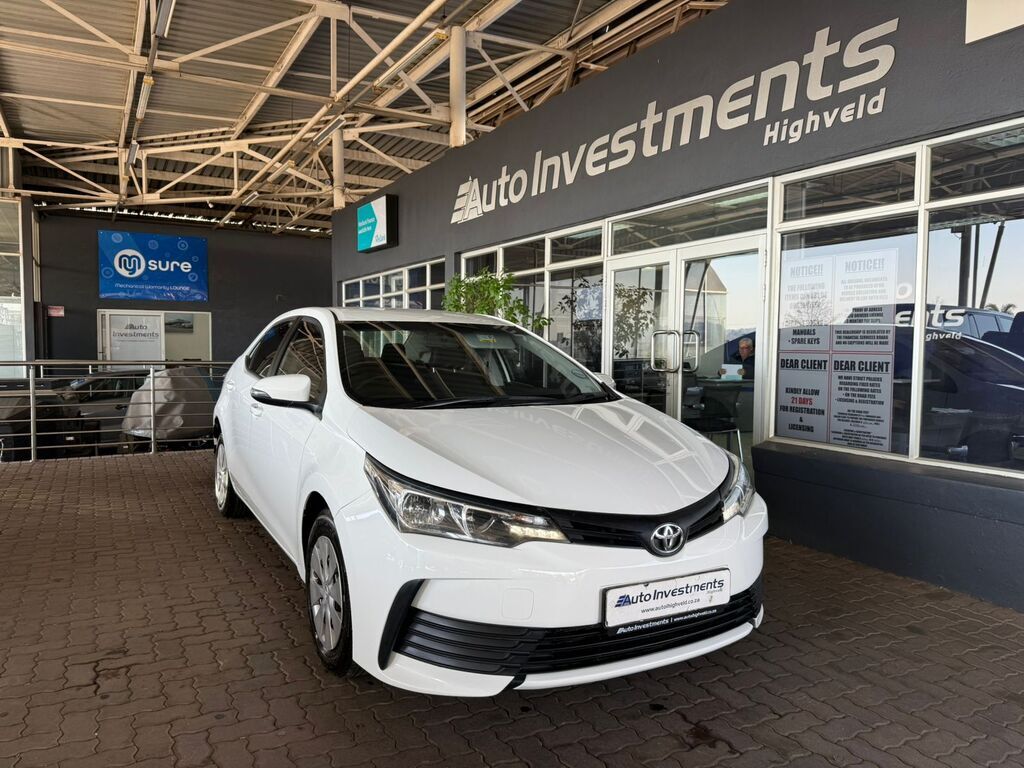 Used 2021 Toyota Corolla Quest 1.8 Plus manual
