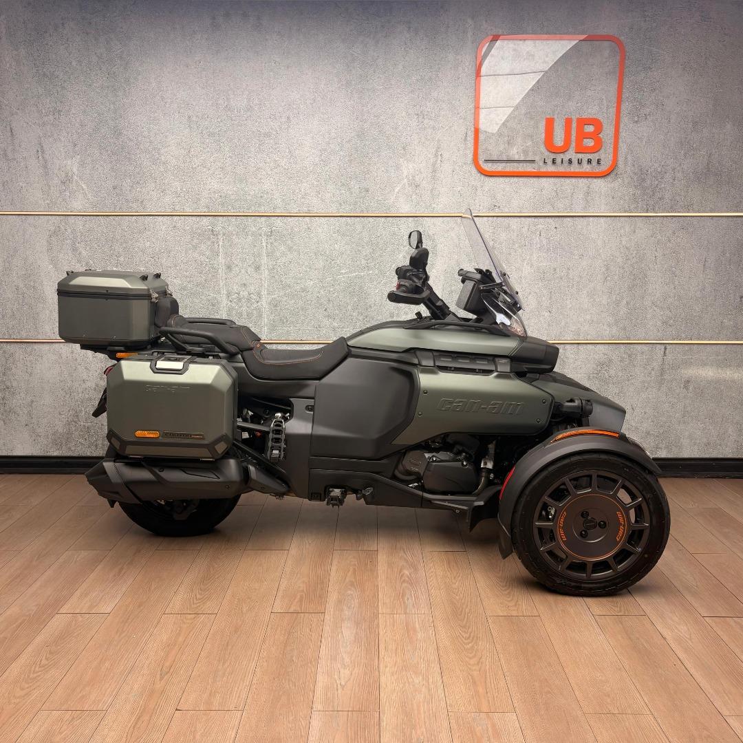 Used 2025 Can-Am ROADSTER SPYDER CANYON REDROCK 1330 ETC (SE6) - MOSS GREEN