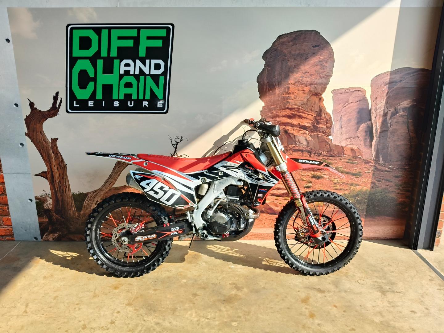 Used 2015 Honda CRF 450 twin pipe Manual