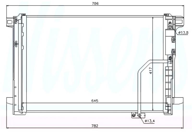 W204 C04 AC CONDENSER 07-