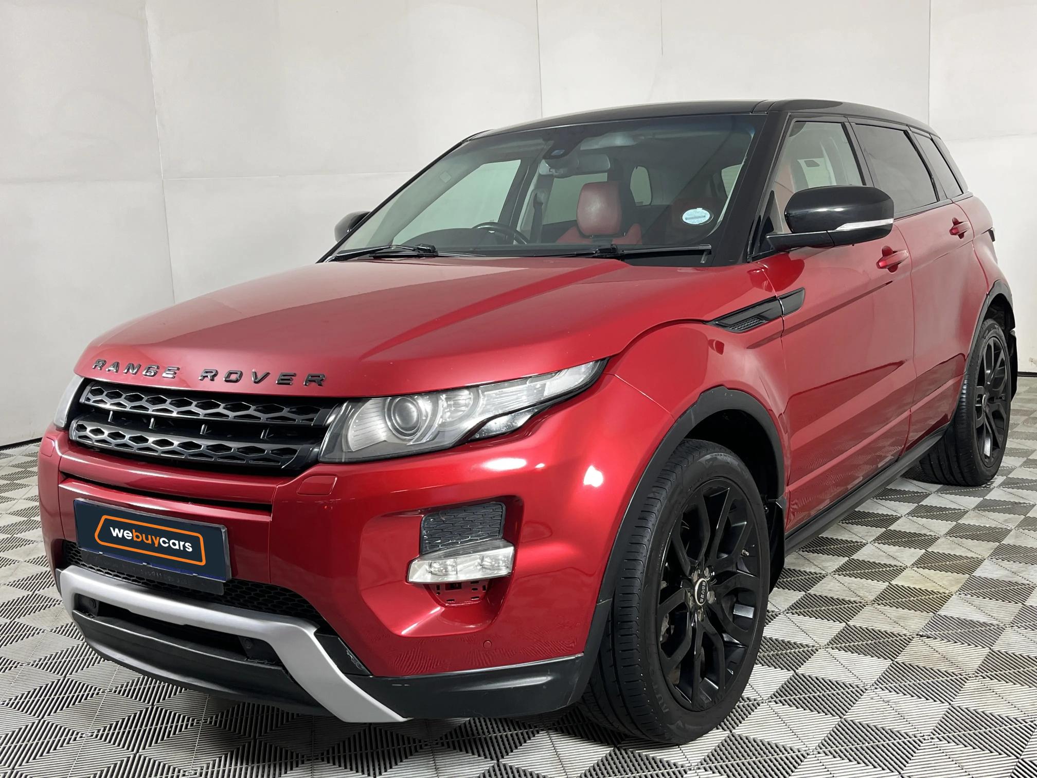 Used 2012 Land Rover Range Rover Evoque SD4 Dynamic SW1 Colour