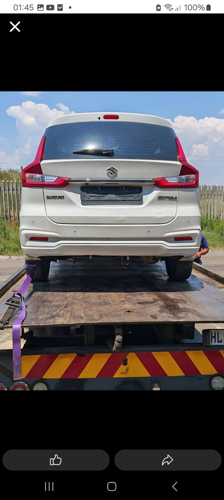 Suzuki Ertiga stripping