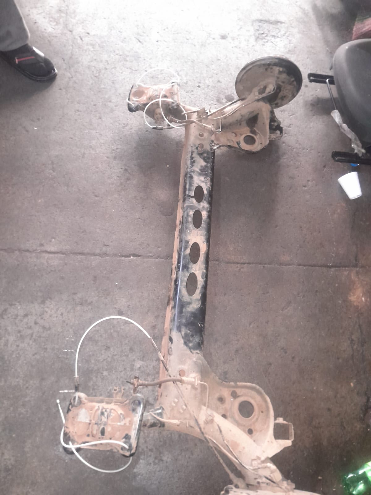 Vw T-cross back suspension