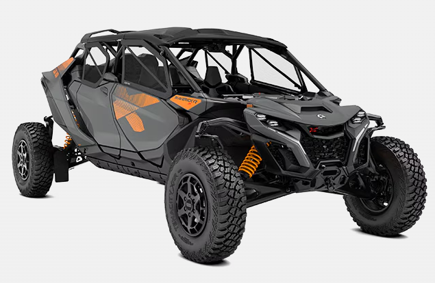 New 2026 Can-Am Maverick R MAX X DCT – Granite Grey & Orange Crush