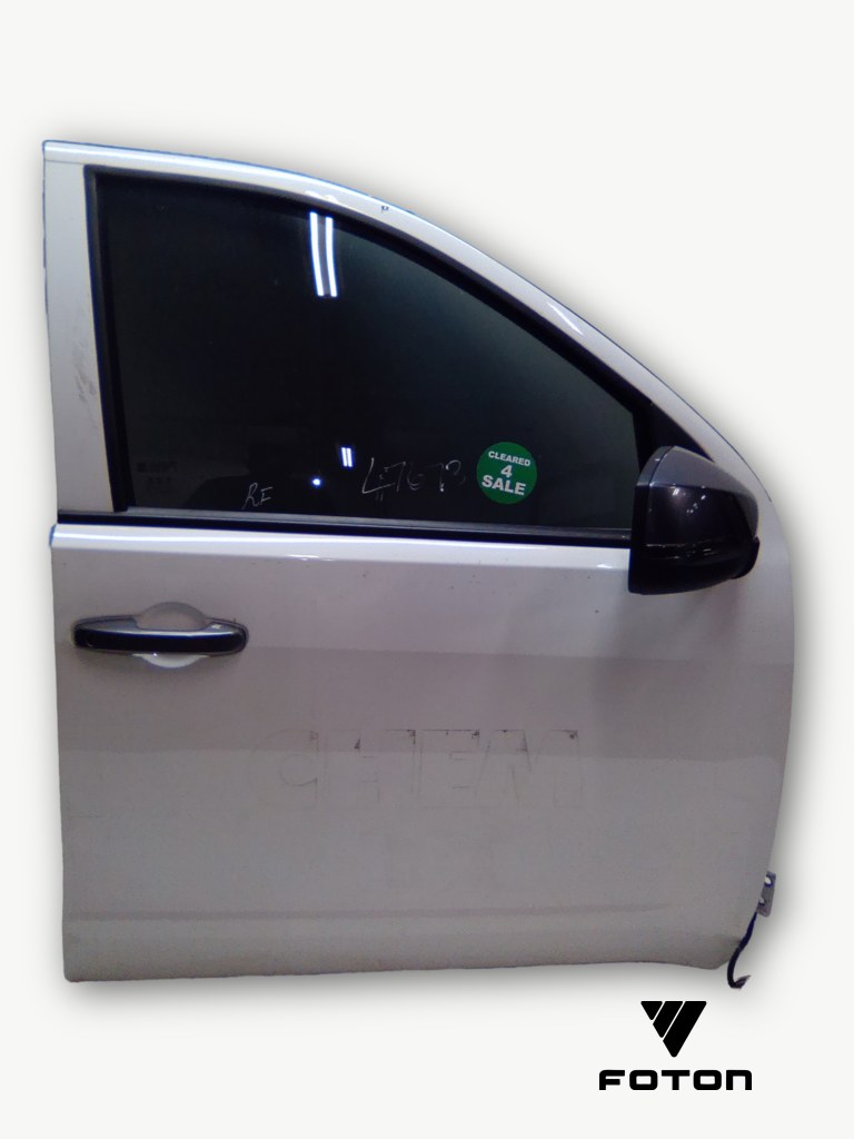Second Hand Right Front Door Complete For FOTON TUNLAND 2.8 ISF LUXURY 4X4 P/U D/C
