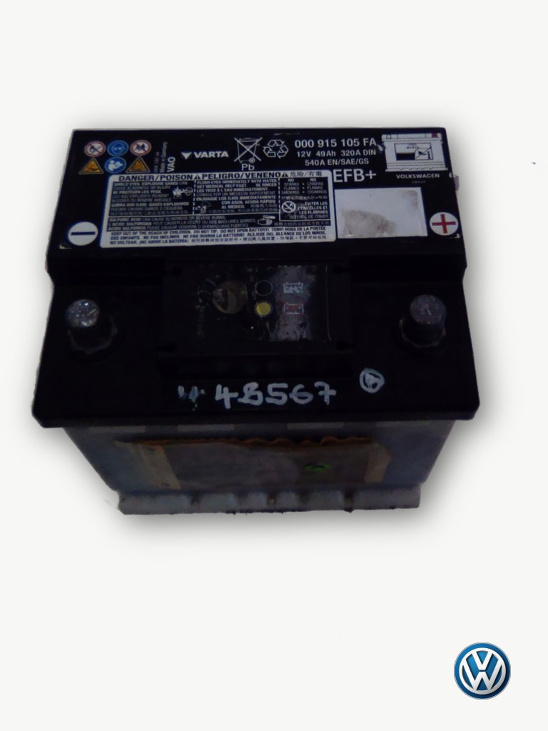 Second Hand Battery For VOLKSWAGEN  POLO 1.0 TSI COMFORTLINE DSG
