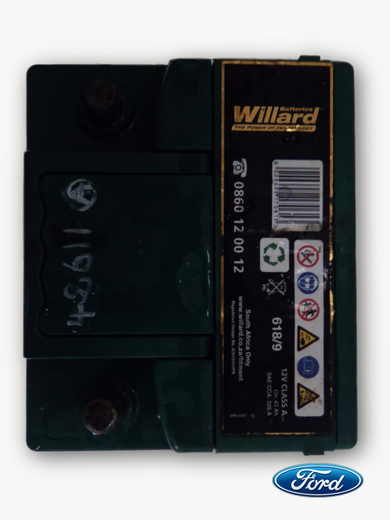 Second Hand Battery For FORD FIESTA 1.4 AMBIENTE 5 Dr
