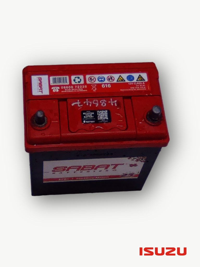 Second Hand Battery For ISUZU KB 250D-TEQ HO HI RIDER P/U D/C