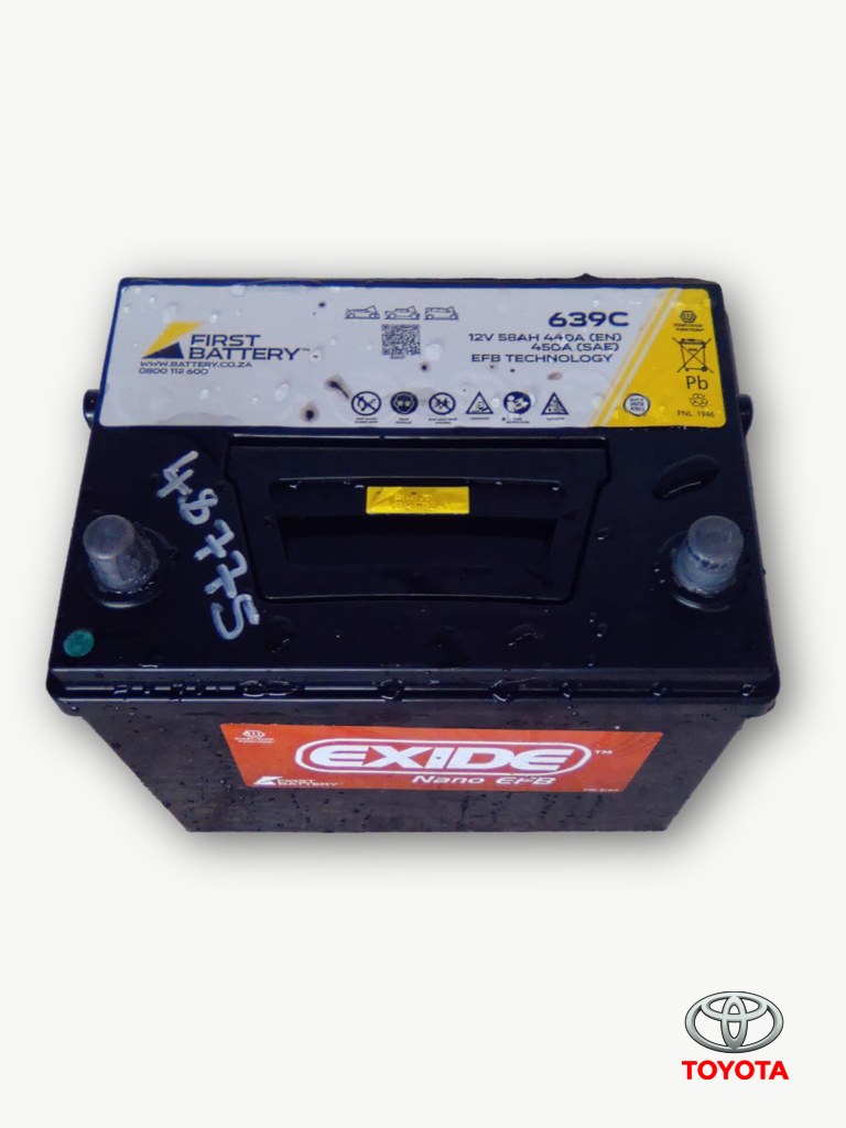 Second Hand Battery For TOYOTA ETIOS 1.5 SPORT LTD EDITION 5DR