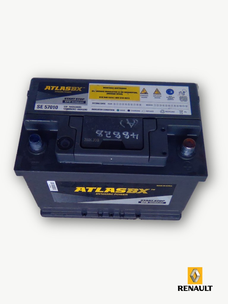 Second Hand Battery For RENAULT CAPTUR 900T BLAZE 5DR (66KW)