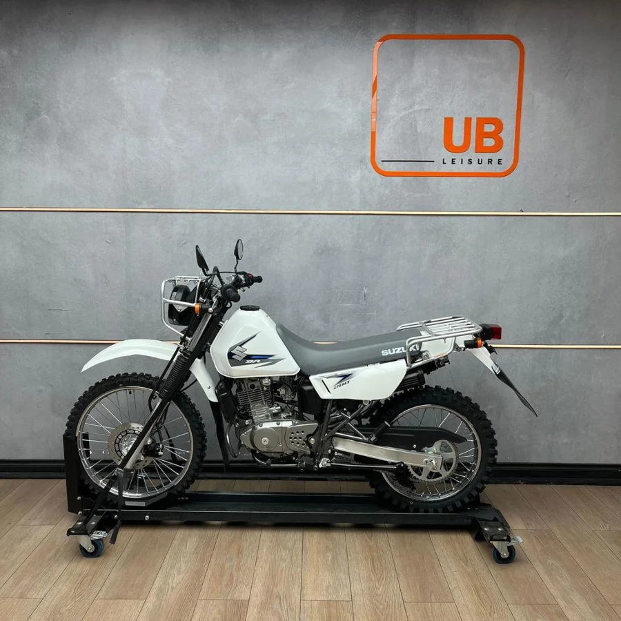 New 2025 Suzuki DR200SEM5 - White - UB Leisure New 2025 Suzuki DR200SEM5 - White - UB Leisure