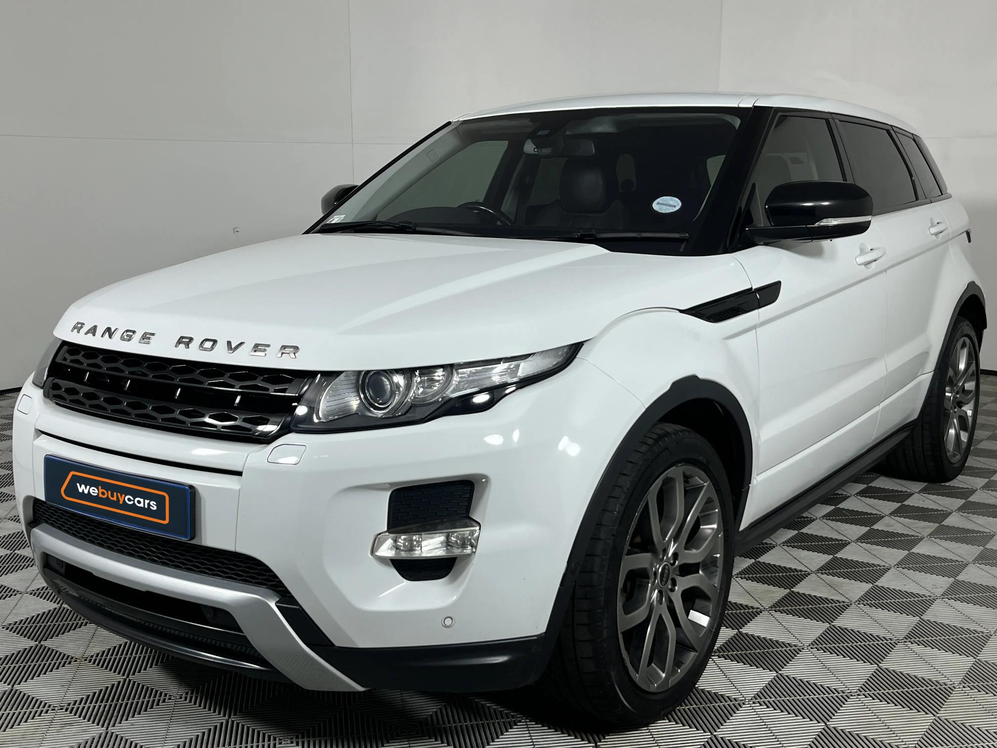 Used 2012 Land Rover Range Rover Evoque SD4 Dynamic SW1 Colour