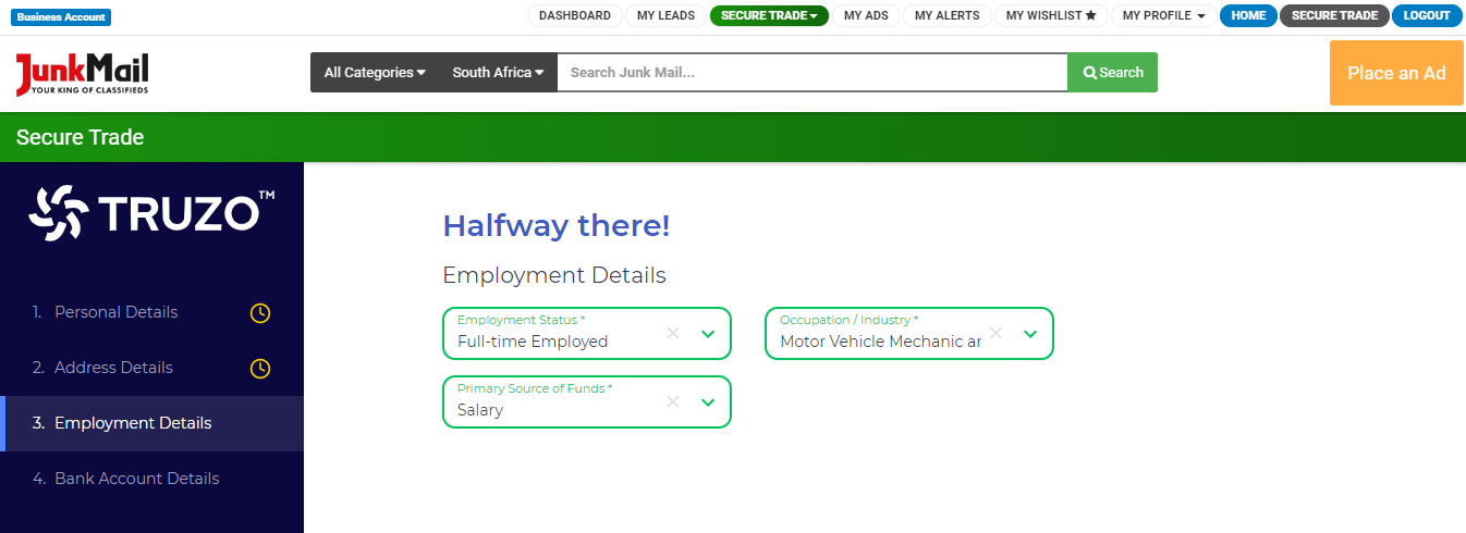 Secure Trade Business Registration | Junk Mail