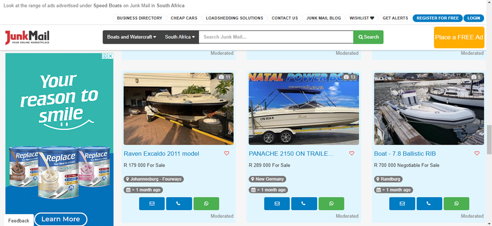 Buying a pre-owned speed boat, new and used speed boat, boats and watercraft on Junk Mail.png