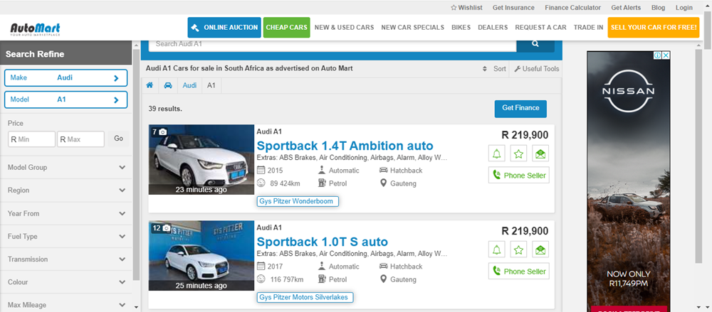 Cheapest Audi, BMW, and Mercedes-Benz, Audi, BMW, and Merc, cheapest models of Audi, BMW, and Merc on Auto Mart.png