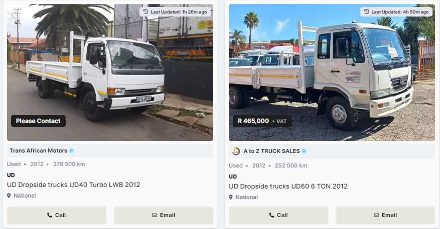 Dropside Trucks in South Africa .png