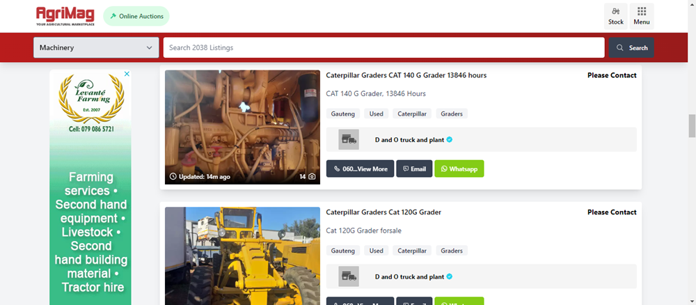Operating and maintaining graders, grader machinery for sale, machinery, grader for sale on AgriMag, graders in South Africa.png
