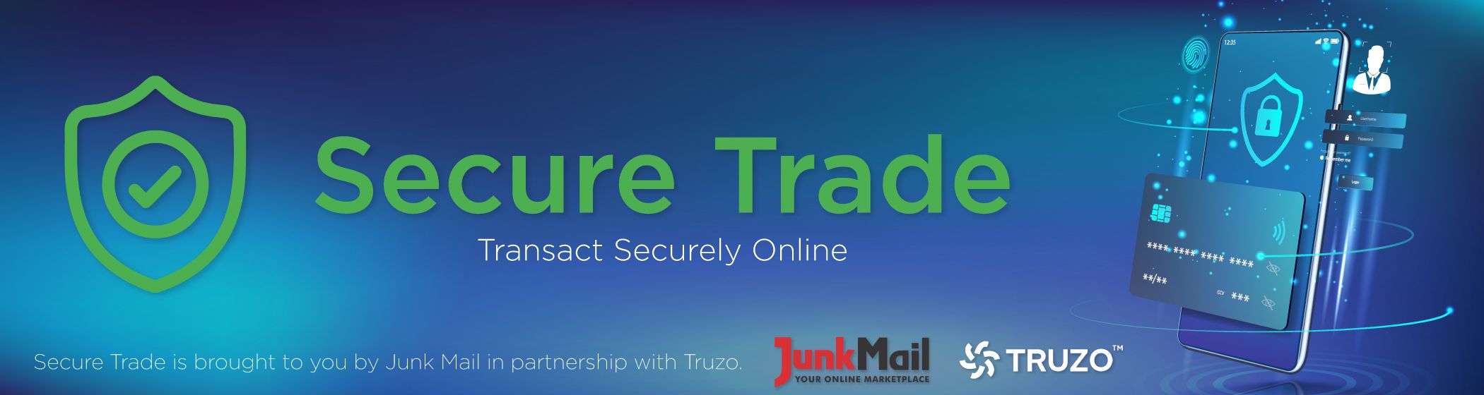Secure Trade on Junk Mail powered by Truzo