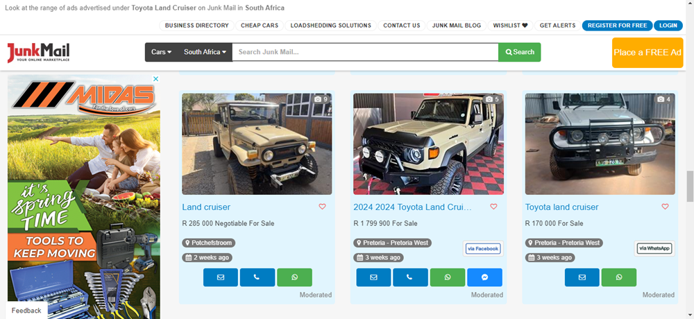 Toyota Land Cruiser, Toyota cars on Junk Mail, Land Cruiser for sale, new cars, used car, cars for sale, cruisers.png