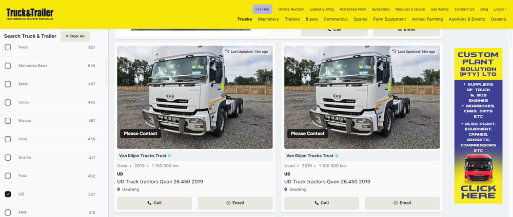 UD trucks fuel options, Ud trucks, truck fuel options, UD trucks for sale on Truck & Trailer..png