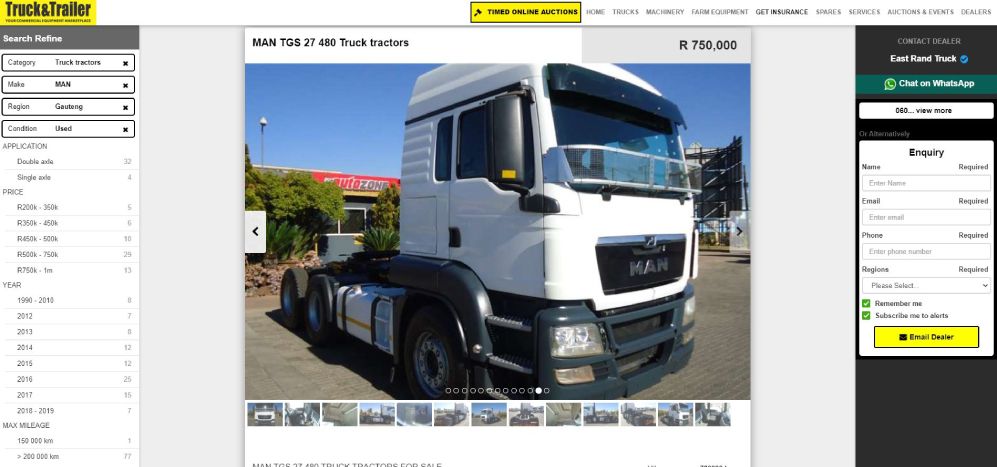 Add unique descriptions and quality photos to your advert listings | Truck & Trailer