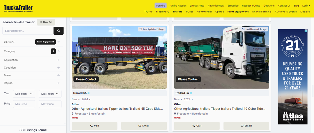 agricultural trailers for sale, agricultural trailers, trailers, agricultural trailers on Truck & Trailer, buy trailers.png