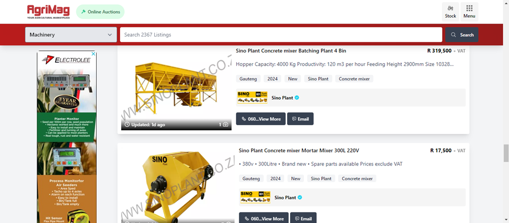 benefits of using concrete mixers, components of a concrete mixer, concrete mixersfor sale, concrete mixers for sale on AgriMag, machinery.png