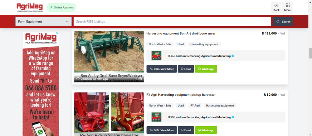 choosing harvesting equipment, harvesting equipment for sale on AgriMag, farm equipment, buy harvesting machinery.png