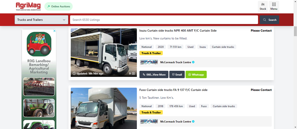 curtain side trucks in South Africa, curtain side trucks, trucks and trailers on AgriMag, trucks for sale, buy trucks on AgriMag.png
