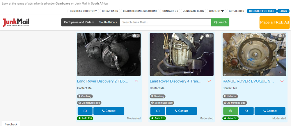 gearboxes on Junk Mail, gearboxes, car spares and parts, Gearboxes Parts, car spare, Photo from Junk Mail.png