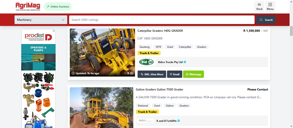 graders machinery in South Africa, graders machinery, graders for sale, machinery for sale on AgriMag.png