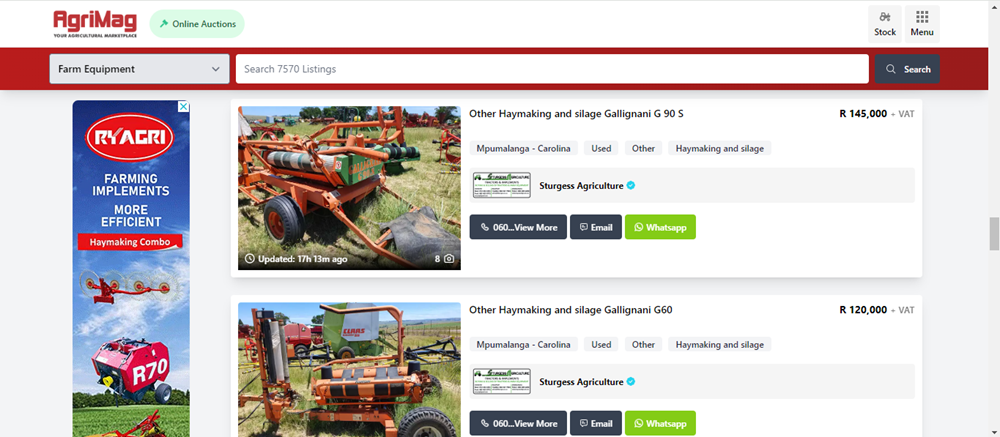 haymaking and silage equipment on AgriMag, haymaking and silage, hay and silage, hay and silage for sale, haymaking on AgriMag.png