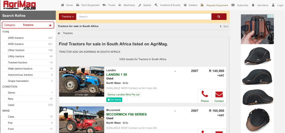 How to find tractors for sale on AgriMag