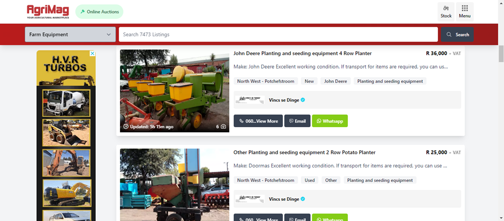importance of row planters, row planters, planting and seeding equipment on AgriMag, seed drills, row planters for sale.png