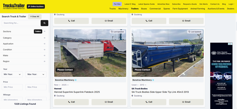 payload efficiency, trailers for sale on Truck & Trailer, trailer type, trailer for sale.png