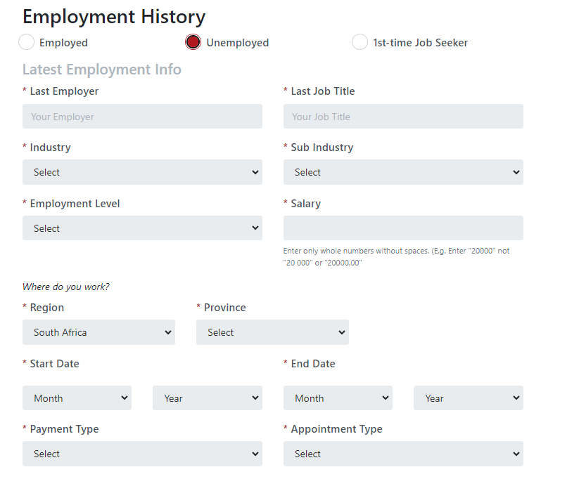 register your CV on Job Mail, register your CV, CV on Job Mail, job seekers, CVs, Full registration Unemployed.png