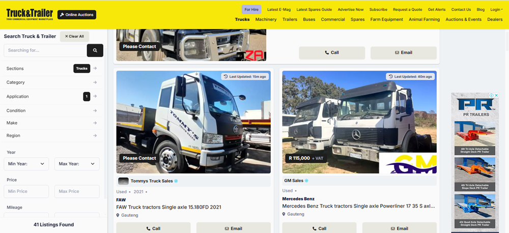 single axle trucks for sale, benefits of single axle trucks, trucks on Truck & Trailer, single axle.png