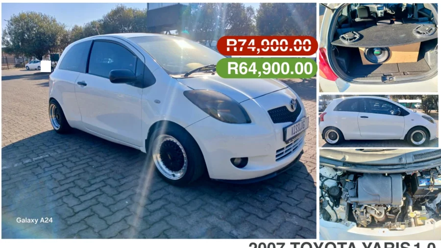 Used  2007 Toyota Yaris 1.0 3-door T1 - Visslog